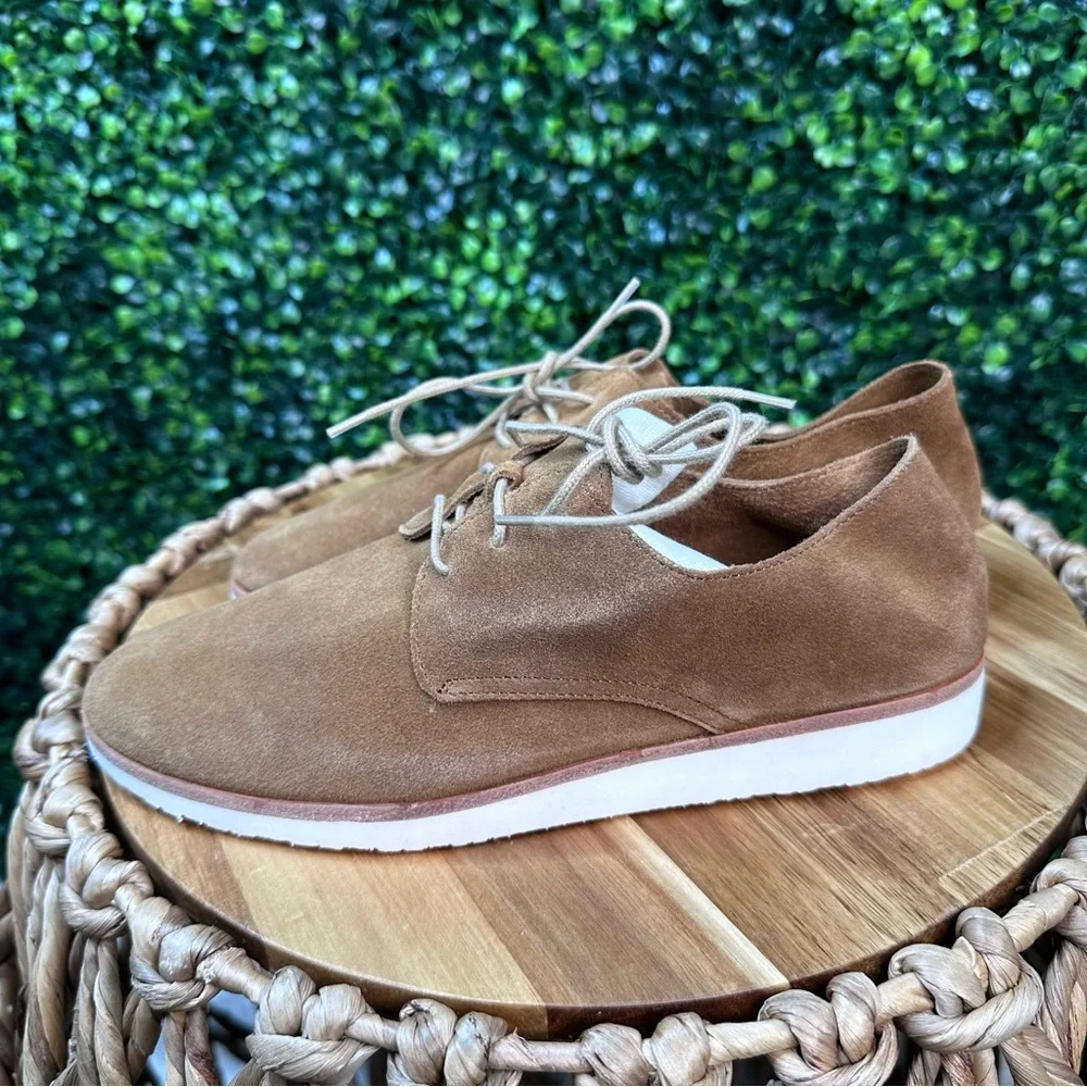 Nisolo‎ Sedona Travel Derby Shoe Tan Suede